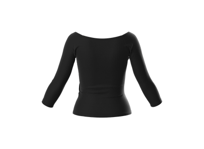 3/4 Sleeve Silhouette Top