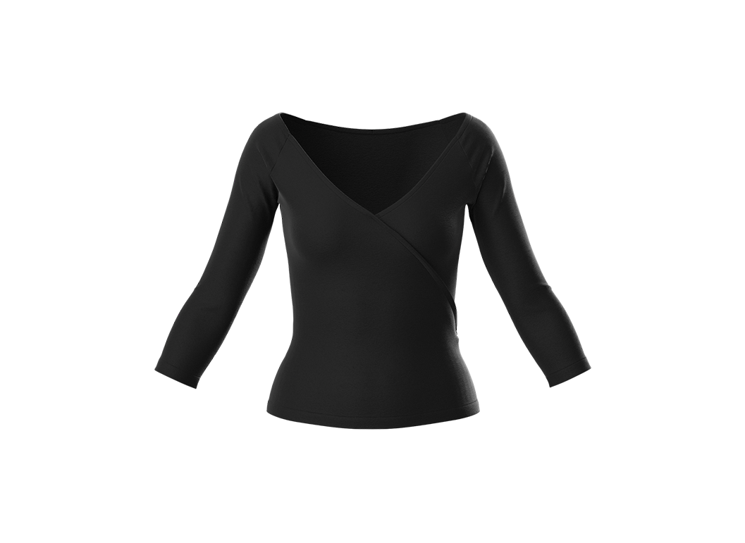 3/4 Sleeve Silhouette Top