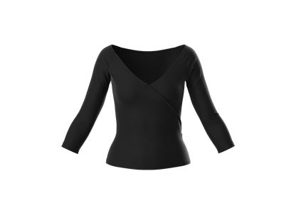 3/4 Sleeve Silhouette Top