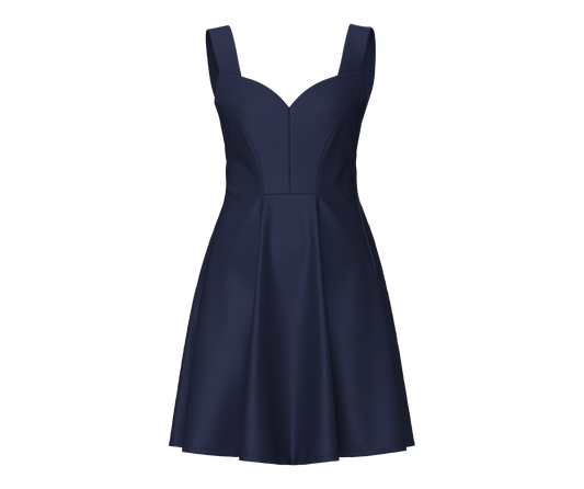 Fit and Flare Pedal Dress